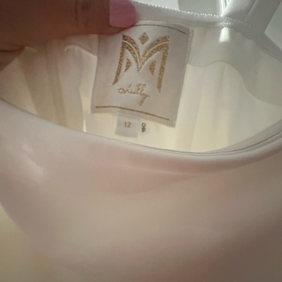 Milly adella dress with rhinestone straps size 12 - Picture 3 of 3